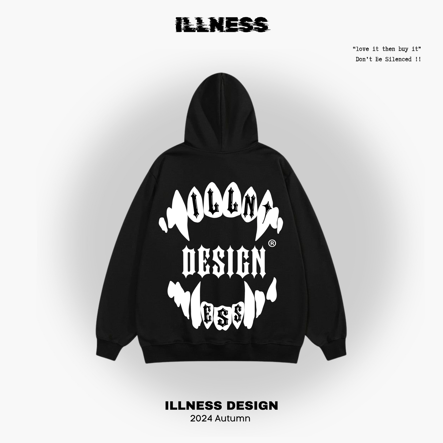 LUCID FANG BLACK HOODIE