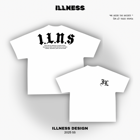 “I.L.N.S” 25ss logo Tee [WHITE]