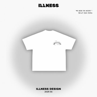 ILLNESS MADE TEE 25ss [WHITE]