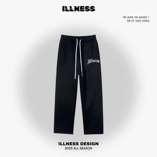 BLACK CORE SWEATPANTS / 經典超重磅棉褲黑